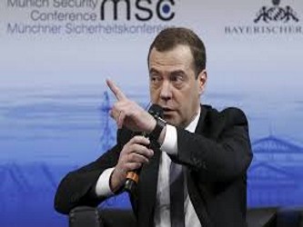 Medvedev realizó estas declaraciones al intervenir en la Conferencia de Seguridad...