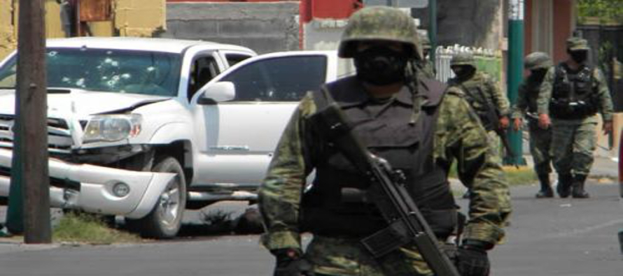 El primer enfrentamiento se registró en el límite con el estado de Nuevo León...