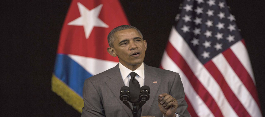 Las sugerencias de Obama en su discurso del Gran Teatro Alicia Alonso de La Habana implican que...
