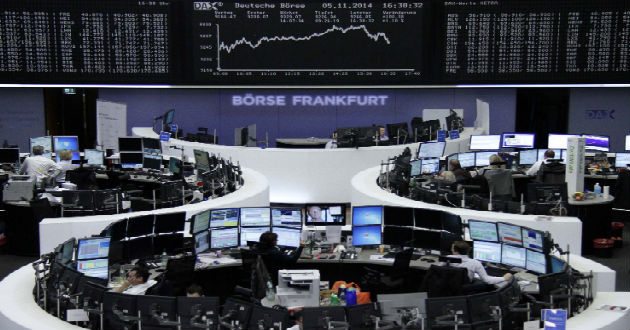 El índice FTSEurofirst 300 de las principales acciones europeas sumaba un 1,2 por ciento,...