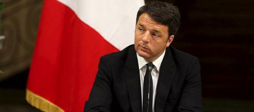 El primer ministro italiano Matteo Renzi se pronunció el miércoles en México...
