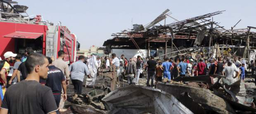 Otra bomba explotó en el distrito de Abu Ghraib, al oeste de Bagdad, dejando dos muertos e...