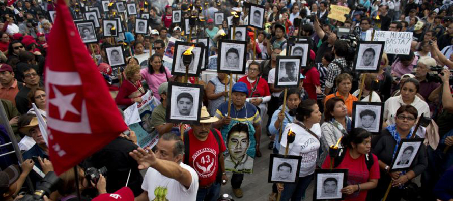 Los 43 estudiantes de la normal rural de Ayotzinapa desaparecieron en septiembre de 2014 en el...