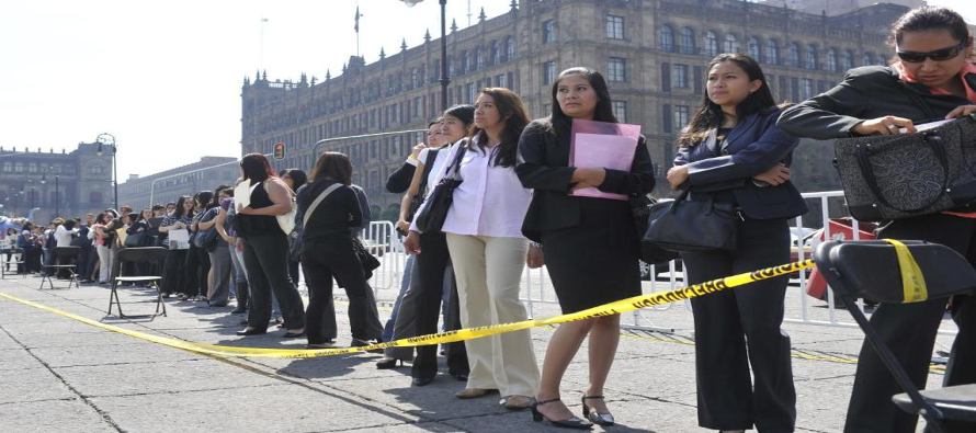 La tasa de desempleo de México descendió en abril a un 3.9 por ciento, su menor nivel...