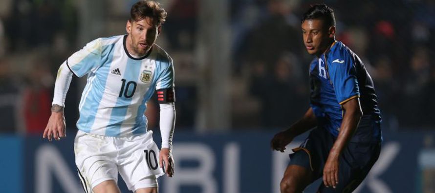 La selección no mencionó la disponibilidad de Messi para el debut de Argentina en el...