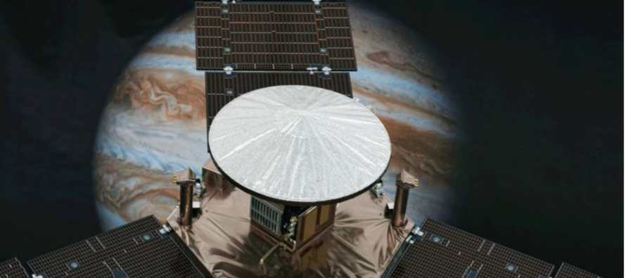 La NASA celebró un triunfo clave el martes luego que la sonda Juno lograra introducirse con...