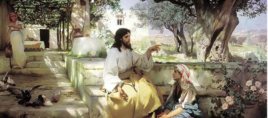 Jesús entró en un pueblo; y una mujer, llamada Marta, le recibió en su casa....