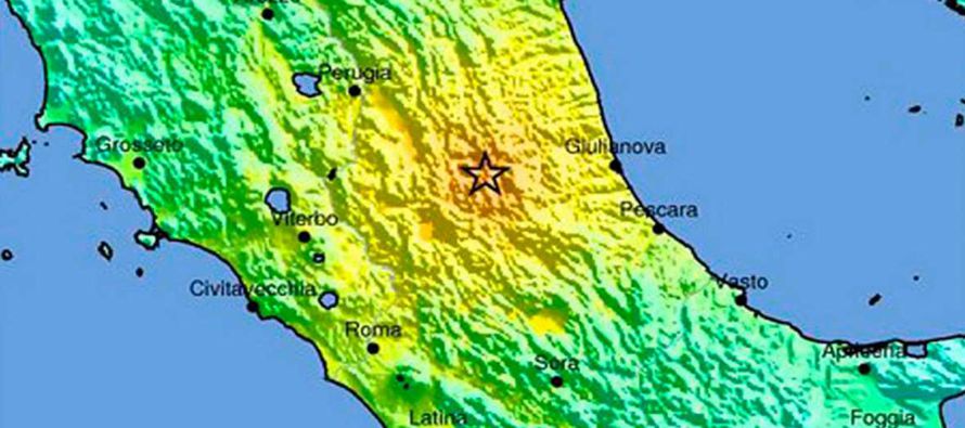 La Agencia de Protección Civil de Italia informó que el terremoto fue 