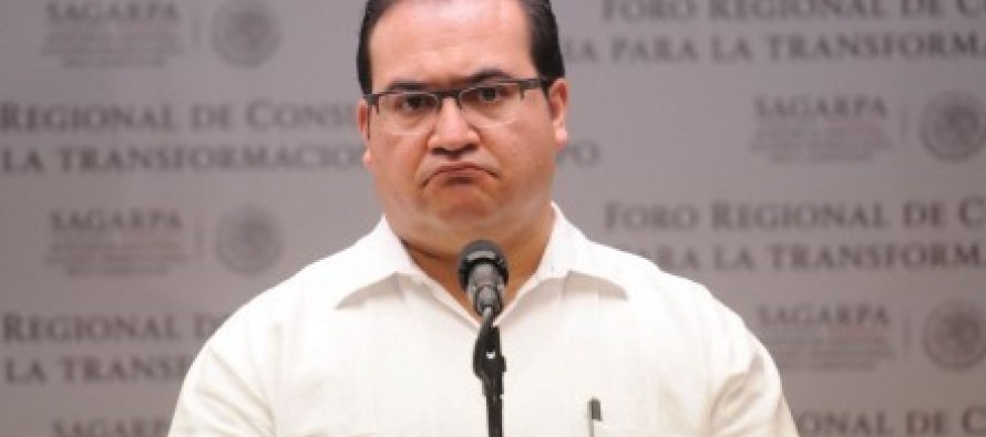 Horas antes, su sucesor en la gubernatura, Miguel Ángel Yunes, especuló que Duarte...