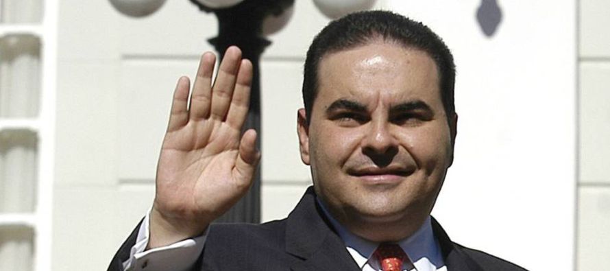  El expresidente de El Salvador Antonio Saca (2004-2009), de la opositora Alianza Republicana...