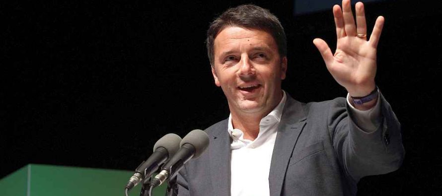 Matteo Renzi formalizó hoy su dimisión como primer ministro de Italia ante el...