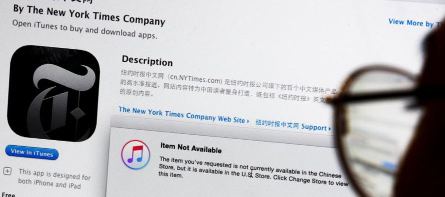 El gigante tecnológico estadounidense Apple ha retirado al diario New York Times de su...