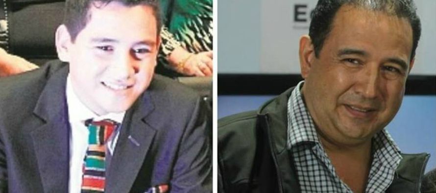 Sammy Morales y José Manuel Morales Marroquín, hermano e hijo del presidente de...