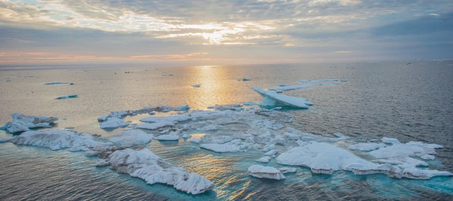El calor extremo se resintió particularmente en el Ártico, donde las temperaturas a...