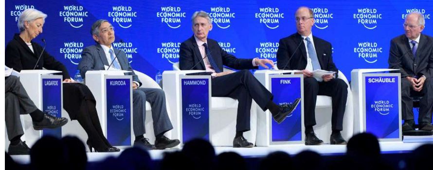 En el panel en el que cada año el Foro de Davos dibuja las perspectivas económicas...