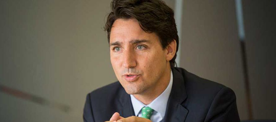 Trudeau inició hoy una reunión de tres días con su gabinete en la ciudad de...