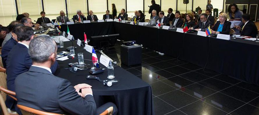 En la reunión estuvieron presentes representantes de Argentina, Chile, Colombia, Ecuador,...