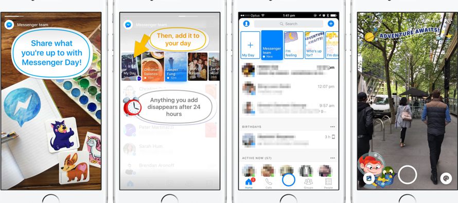 Con este añadido a su aplicación, Messenger entra en competición directa con...