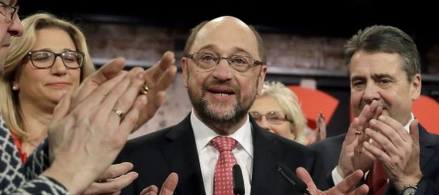 El expresidente del Parlamento Europeo Martin Schulz fue elegido hoy nuevo presidente del Partido...