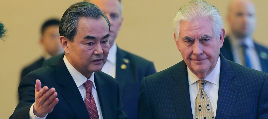 La reunión entre Tillerson y Xi servía como preparativo a la que tendrán en...