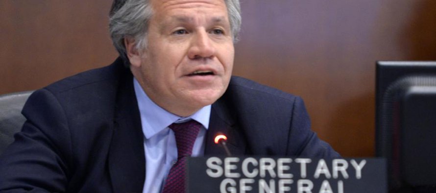 Almagro pidió en su informe del 14 de marzo que los países de la OEA prosigan el...