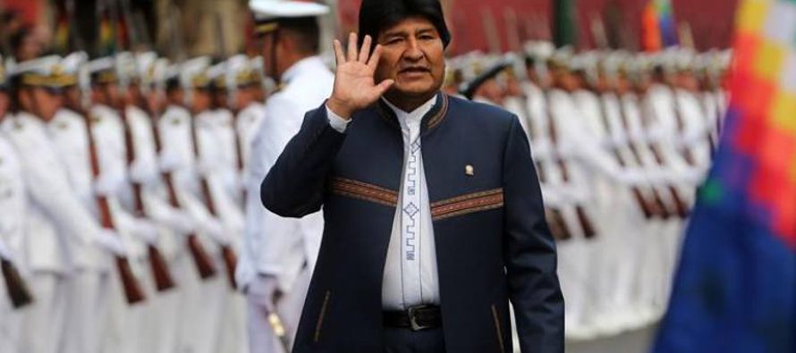 Sobre la confianza en Evo Morales, una pregunta que permitía las respuestas de mucha, poca o...