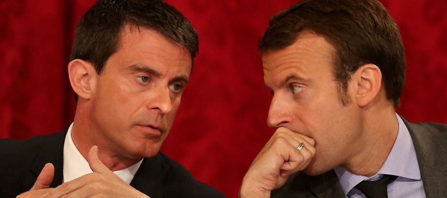 El apoyo del ex primer ministro Manuel Valls a la candidatura presidencial de Emmanuel Macron ha...