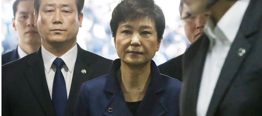 La expresidenta surcoreana Park Geun-hye pasó hoy su primer día en la cárcel...
