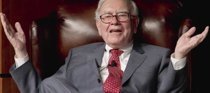 Un retrato del magnate estadounidense Warren Buffett, uno de los hombres más ricos del...