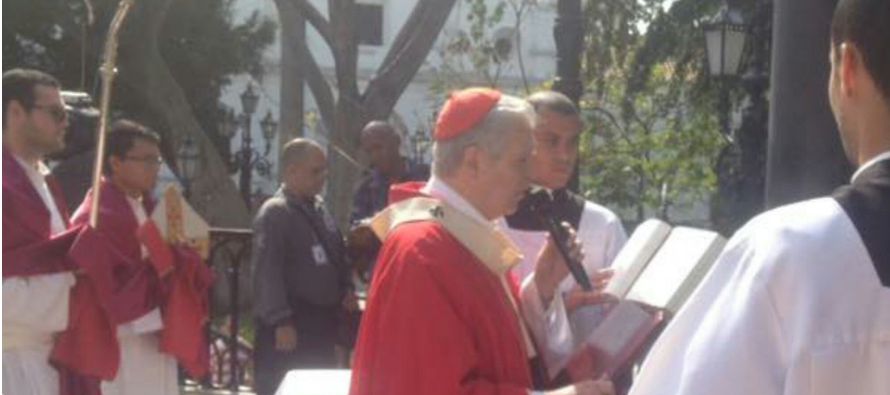 El cardenal venezolano Jorge Urosa Savino rechazó hoy la supuesta actuación en las...