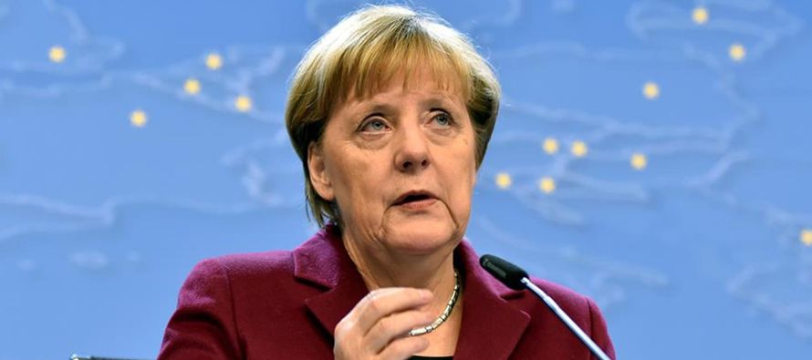 La canciller alemana, Angela Merkel, criticó hoy lo que calificó de 