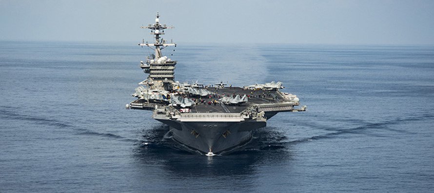Actualmente el grupo de ataque de la Armada estadounidense debe de encontrarse a unos centenares de...