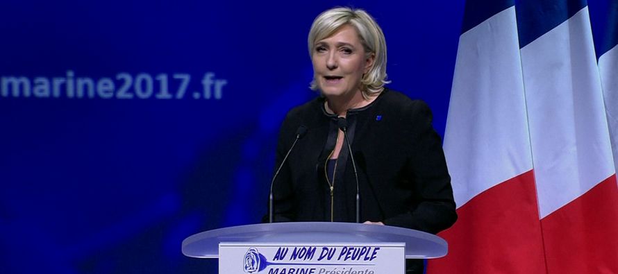 La candidata ultraderechista a las presidenciales francesas, Marine Le Pen, justificó hoy su...