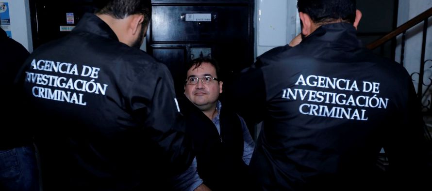El exgobernador del estado mexicano de Veracruz Javier Duarte, detenido el sábado pasado en...
