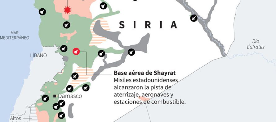 El ataque contra la base aérea siria Shayrat es la primera acción militar deliberada...