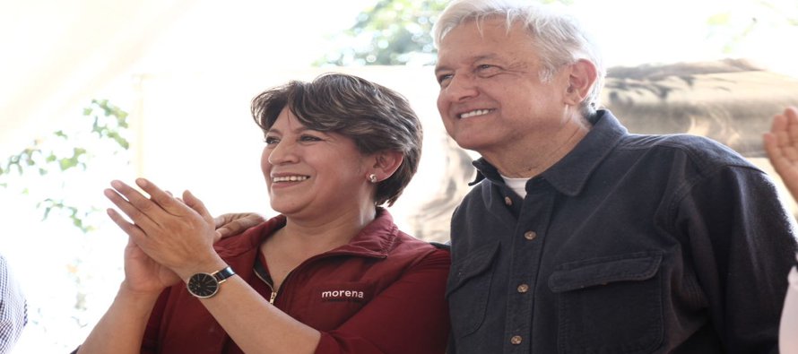 El sondeo, publicado por el diario Reforma, coloca a la candidata Delfina Gómez del partido...