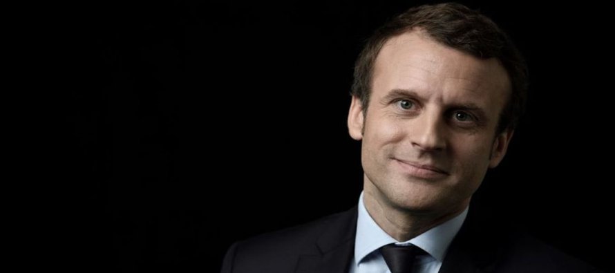 Macron, favorito según los sondeos de cara a la segunda ronda del 7 de mayo, dijo ser...