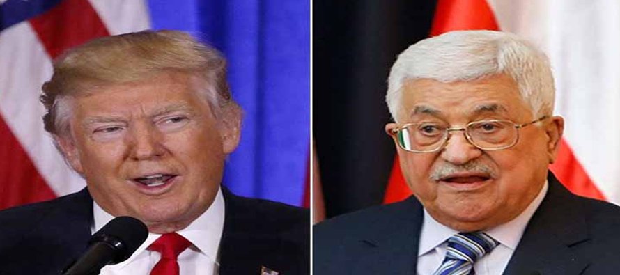Trump y Abbas conversaron por teléfono el pasado 10 de marzo, cuando el jefe de Estado...