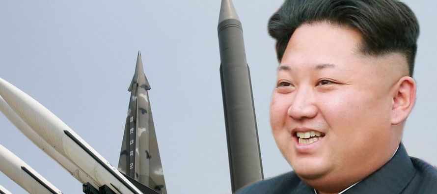 El misil ha impactado en aguas al este de la península de Corea tras volar unos 500...