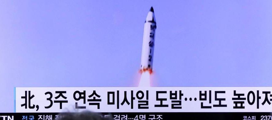 El lanzamiento de este lunes es la novena prueba ordenada por Kim Jong-un este año. El...