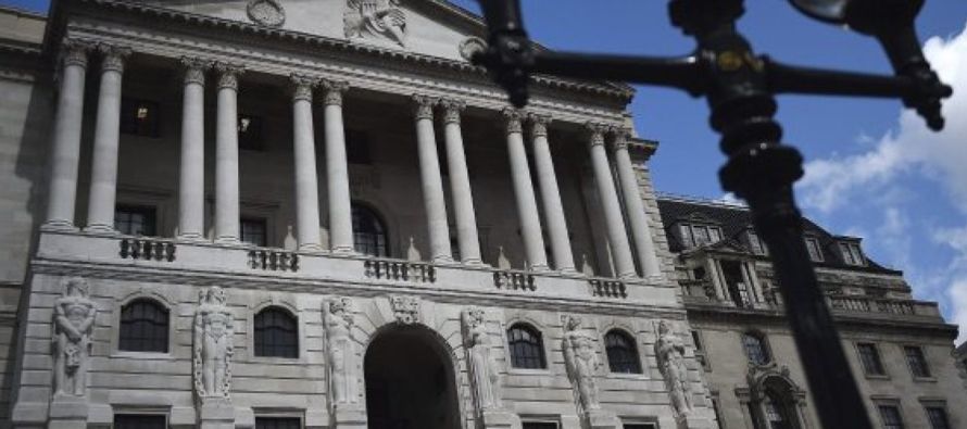El BoE está tratando de equilibrar la combinación de un alza de precios, causada en...