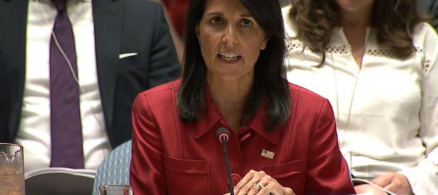 Haley informó a algunos diplomáticos en la ONU a fines de la semana pasada sobre el...