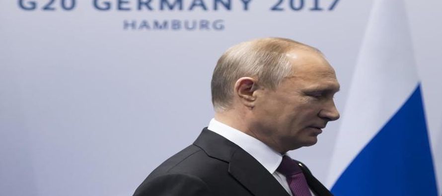 Putin declaró en Hamburgo que tras su entrevista Trump, confía en una mejora de las...