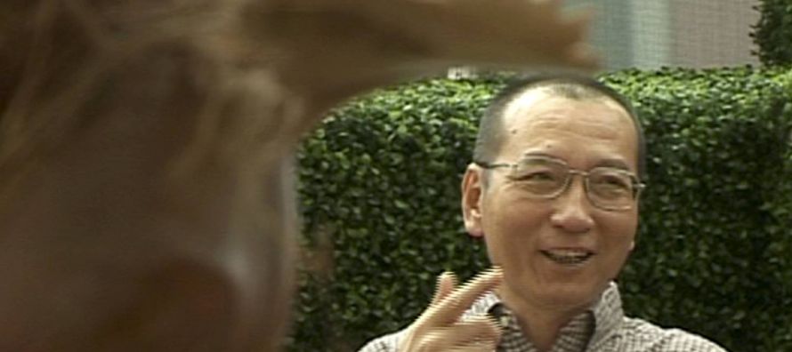 Liu fue encarcelado por redactar y firmar junto a otros 300 intelectuales en 2008 la llamada...