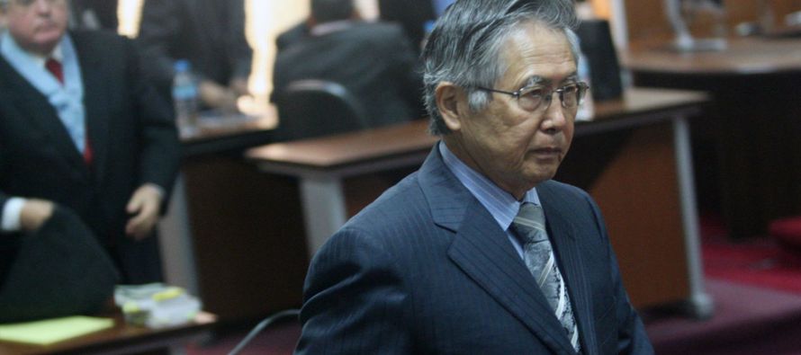 Fujimori, de 78 años y que cumple una condena de 25 años de prisión,...
