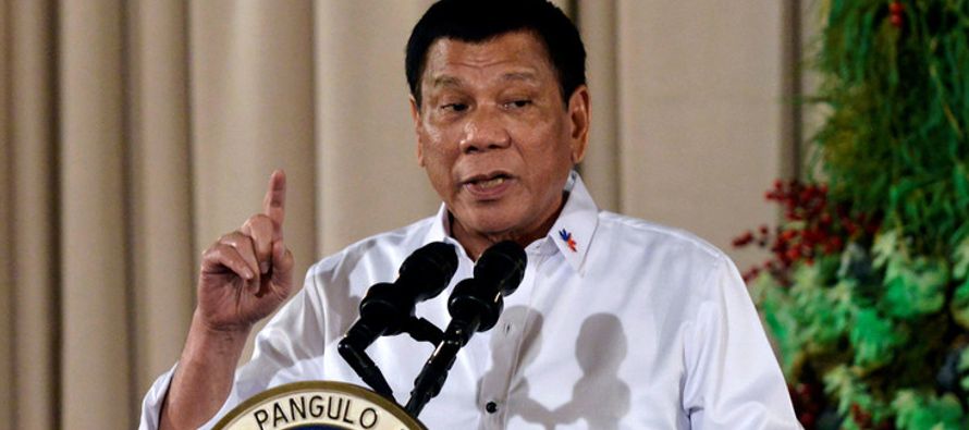 En este sentido, el congresista estadounidense James McGovern había afirmado que Duterte no...