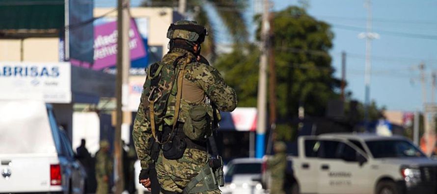 "Durante un enfrentamiento coordinado por la Secretaría de Marina en Esperanza,...