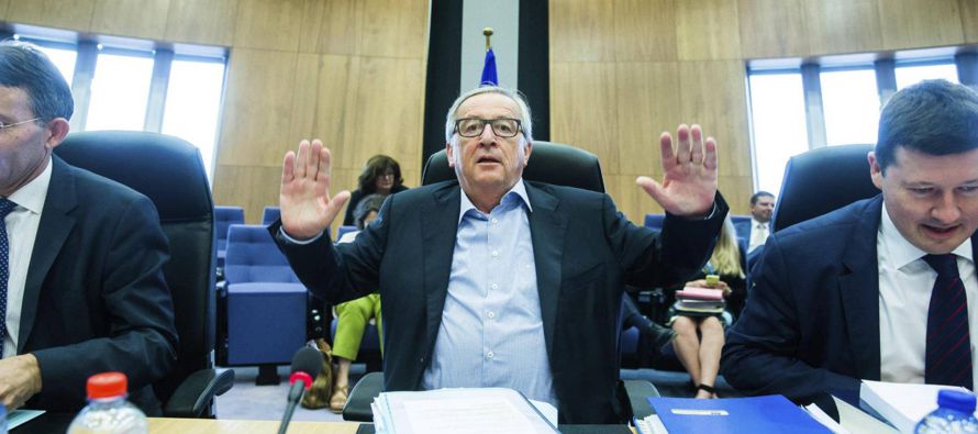 Europa podría activar represalias, según esas declaraciones de Juncker. Un documento...