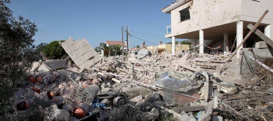 La explosion del pasado miércoles en la vivienda del municipio tarraconense, se saldó...