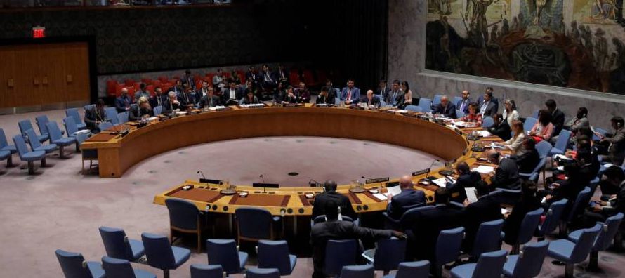 La presión aumenta. Estados Unidos presentó hoy ante el Consejo de Seguridad de la...